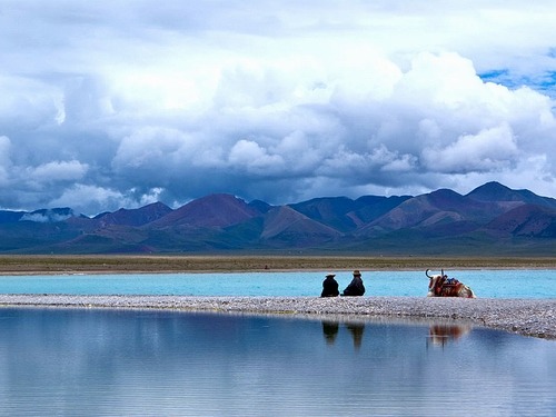 Holy Lake in Tibet