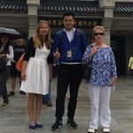 travlers with guide in Xian