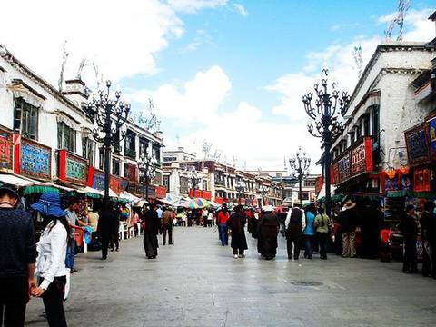 Barkhor Street in Lhasa