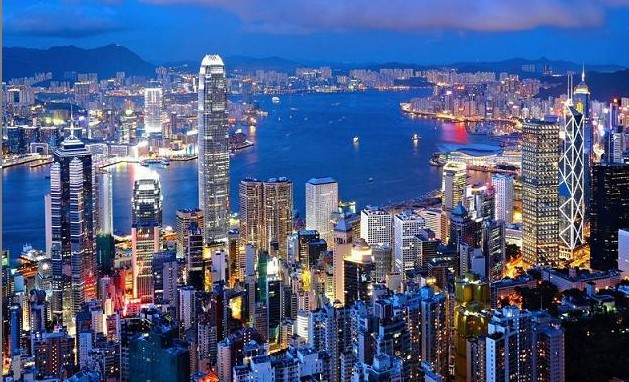 Hong Kong night view