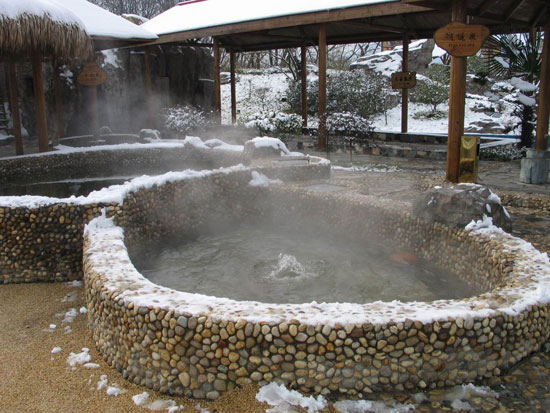 Hot spring Huangshan