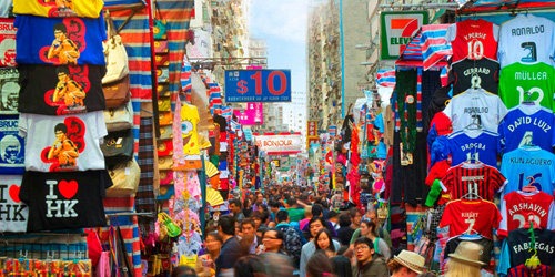 Ladies' Market Hong Kong