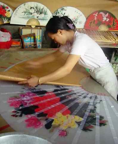 Yangshuo Painted Fans