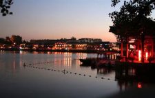 Houhai Bar Street at night